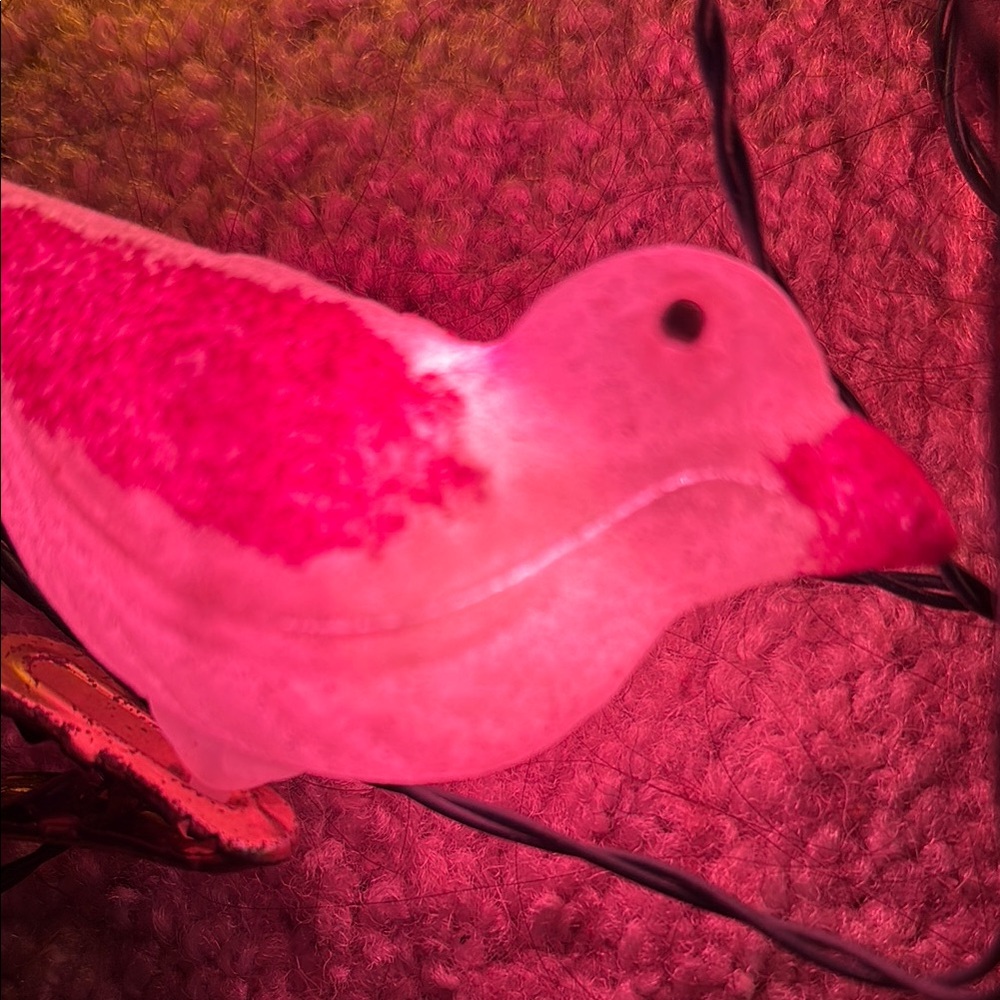 VTG Italian Holiday Lights Birds With Clips Christmas Easter - Picture 6 of 10